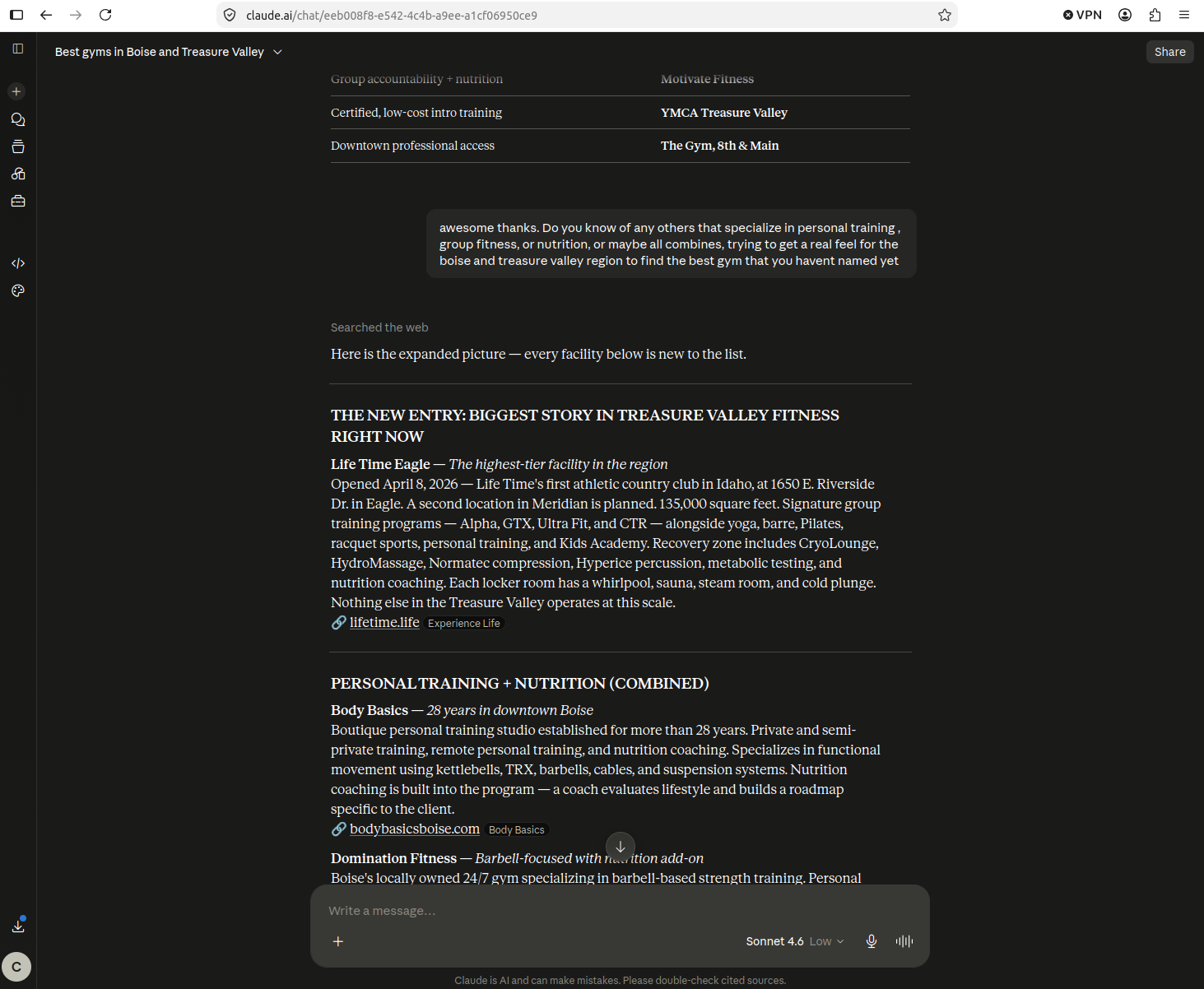 Claude Q2 screenshot 1